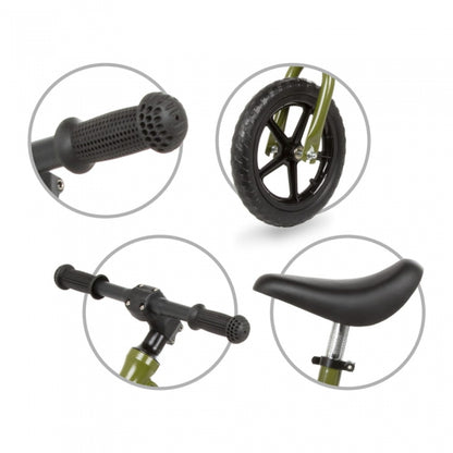 Bicicleta fara pedale cu cadru din magneziu Kidwell Rocky Khaki