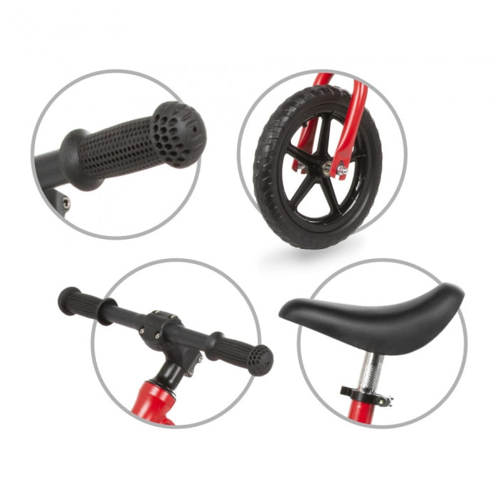 Bicicleta fara pedale cu cadru din magneziu Kidwell Rocky Red