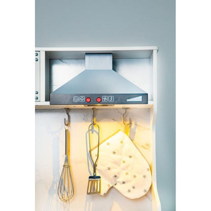 Bucatarie din lemn cu sunete, lumini si accesorii, Ecotoys TL10181