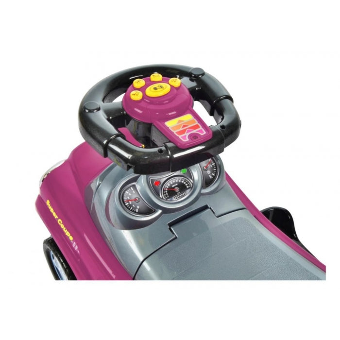 Masinuta de impins Ecotoys 321 Mini Cooper - Roz