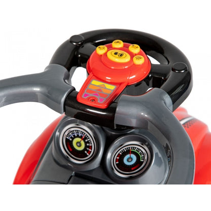 Masinuta de impins 3 in 1 Ecotoys 382 - Rosu