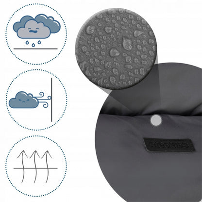 Sac de dormit 95 x 48 cm Ricokids Elmi 720001 - Gri inchis