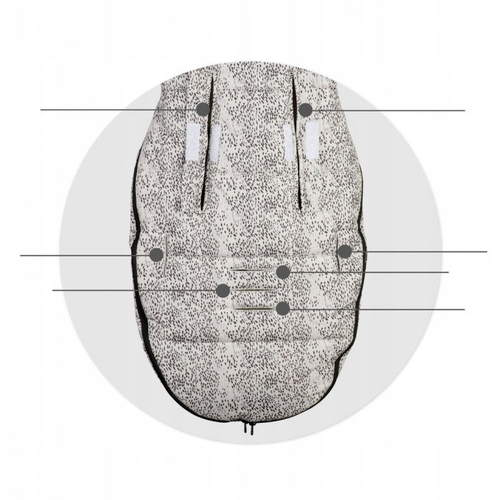 Sac de dormit 95 x 48 cm Ricokids Elmi 720003 - Bej