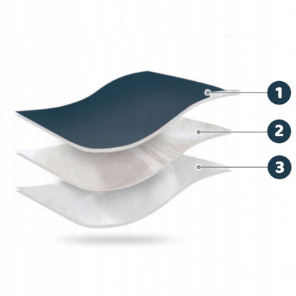 Sac de dormit 95 x 48 cm Ricokids Elmi 720004 - Bleumarin cu modele