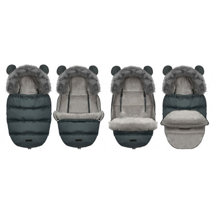 Sac de dormit Ricokids 95 x 48 cm Ricokids Elmi 720006 - Grafit