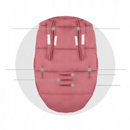 Sac de dormit Ricokids 95 x 48 cm Ricokids Elmi 720011 - Roz inchis