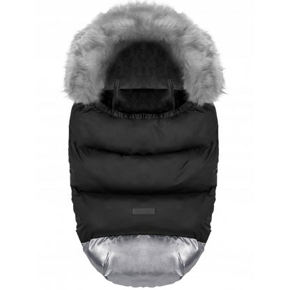 Sac de dormit 95 x 48 cm Ricokids Elmi 720014 - Negru cu argintiu