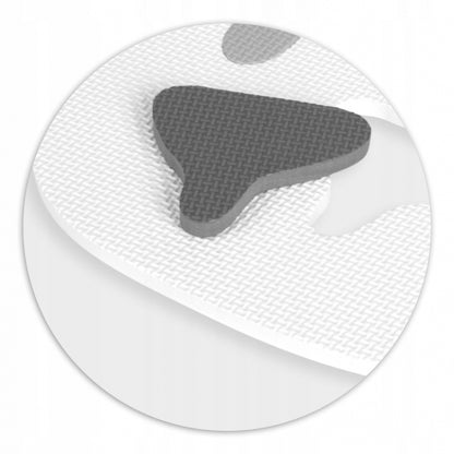 Salteluta de joaca 180 X 180 cm Ricokids 7503 - Gri cu animalute