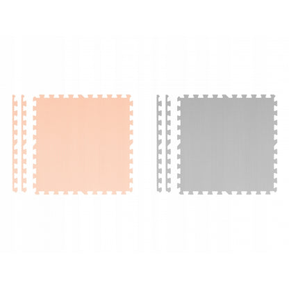 Salteluta de joaca 180 X 180 cm Ricokids 7500 - Gri cu bej