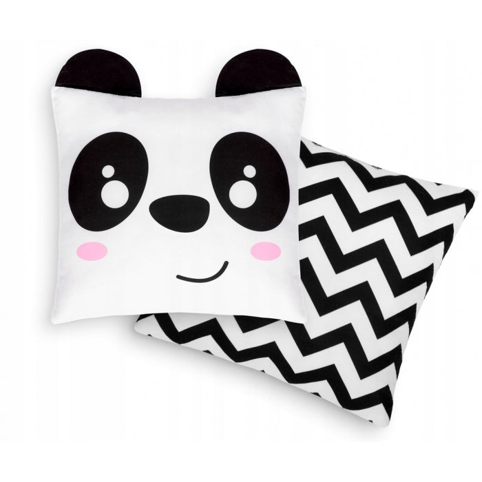 Cort de joaca pentru copii cu ghirlanda,lumini si 2 pernite Ricokids 740005, 120 X 120 X 165 cm - Panda