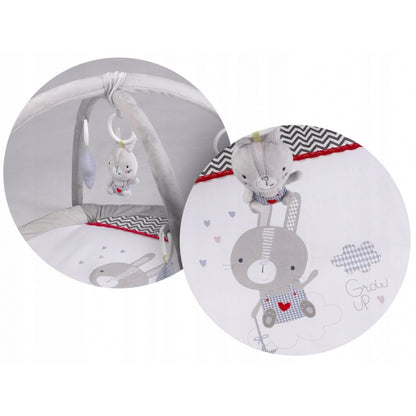 Salteluta de joaca pentru copii 90 x 45 cm Ricokids 7311 - Gri