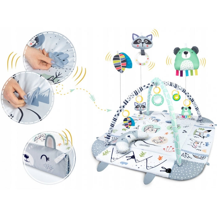 Salteluta de joaca pentru copii 110 x 100 cm Ricokids Krolik 7350 