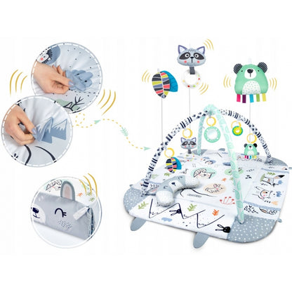 Salteluta de joaca pentru copii 110 x 100 cm Ricokids Krolik 7350 