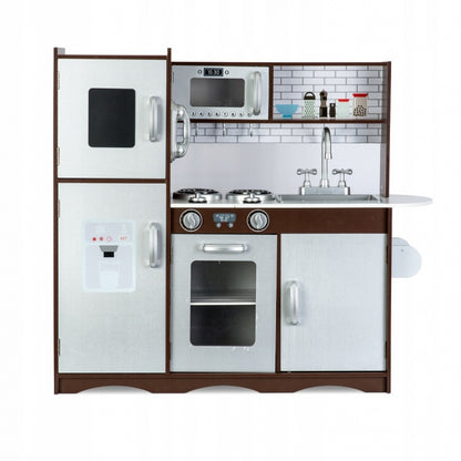 Bucatarie retro din lemn pentru copii Ricokids 7833 - Alb