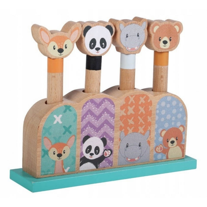 Jucarie din lemn Pop-Up Sun Baby 070 Animals