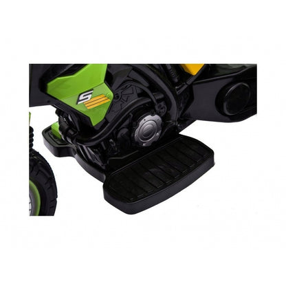 Tricicleta tip motocicleta electrica pentru copii M4 R-Sport - Verde