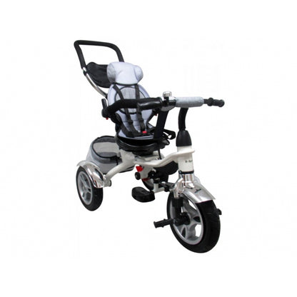 Tricicleta cu pedale 3 in 1 R-Sport T3 - Gri