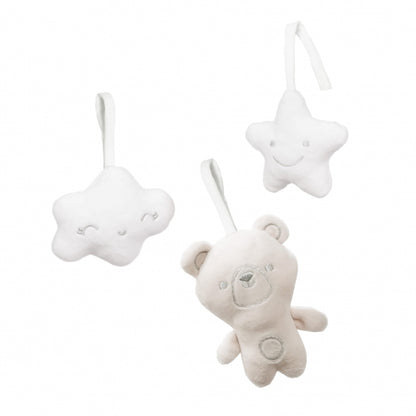 Balansoar multifunctional cu sunete si jucarii Kidwell Pino - Bej