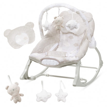 Balansoar multifunctional cu sunete si jucarii Kidwell Pino - Bej