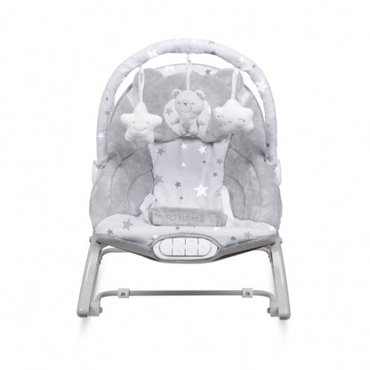 Balansoar multifunctional cu sunete si jucarii Kidwell Pino - Gri
