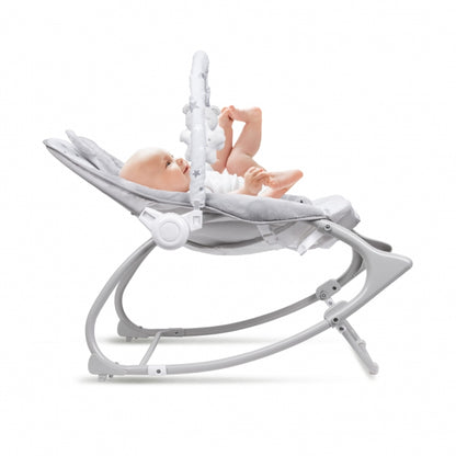 Balansoar multifunctional cu sunete si jucarii Kidwell Pino - Gri