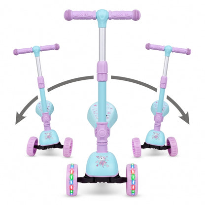 Trotineta 2 in 1 cu sezut Kidwell Rimba - Unicorn