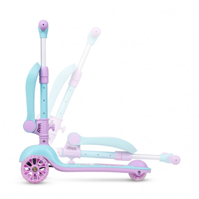Trotineta 2 in 1 cu sezut Kidwell Rimba - Unicorn