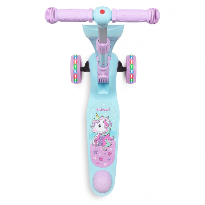 Trotineta 2 in 1 cu sezut Kidwell Rimba - Unicorn