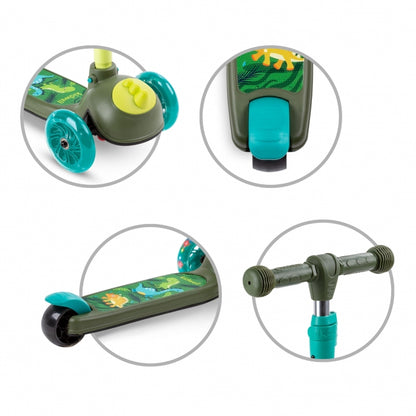 Trotineta Kidwell ZOOCAR - Dinosaur