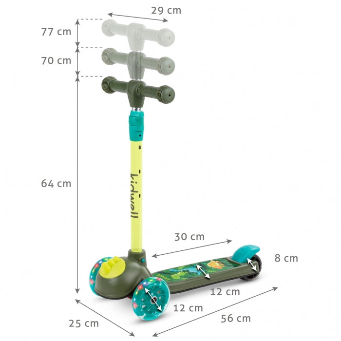 Trotineta Kidwell ZOOCAR - Dinosaur