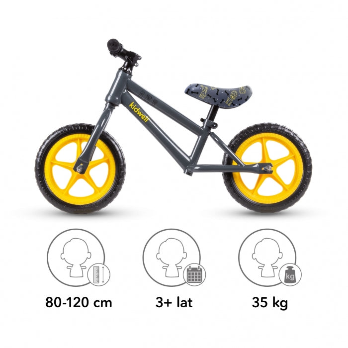 Bicicleta fara pedale cu roti din spuma EVA Kidwell MUNDO - Dogs