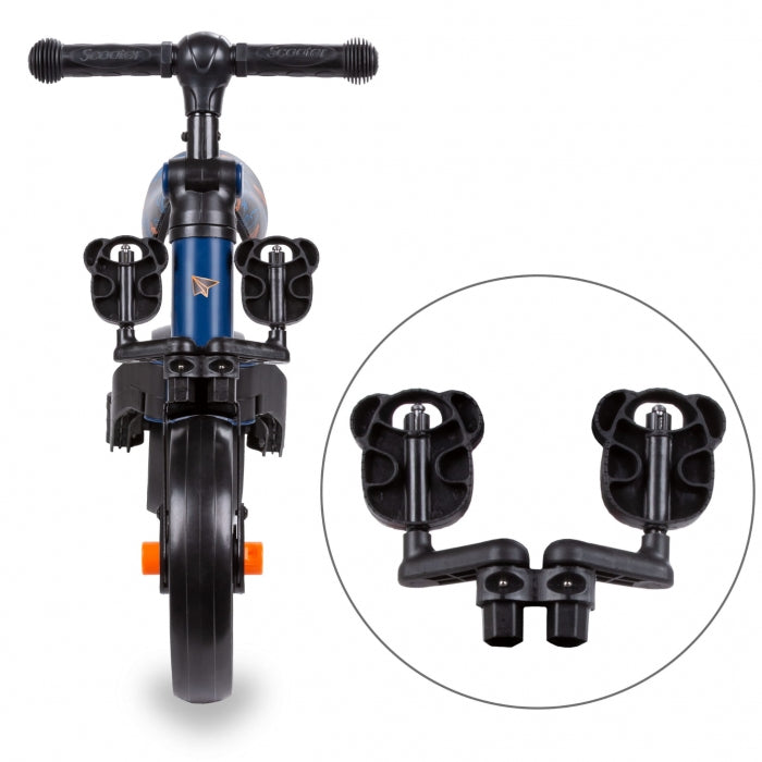 Tricicleta cu pedale 3 in 1 Kidwell Pico Plane - Resigilat