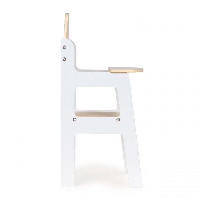 Scaun din lemn pentru papusi sau ursuleti Ecotoys ESC-W-0196