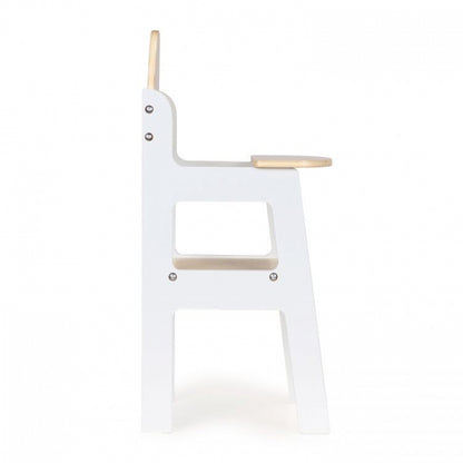 Scaun din lemn pentru papusi sau ursuleti Ecotoys ESC-W-0196