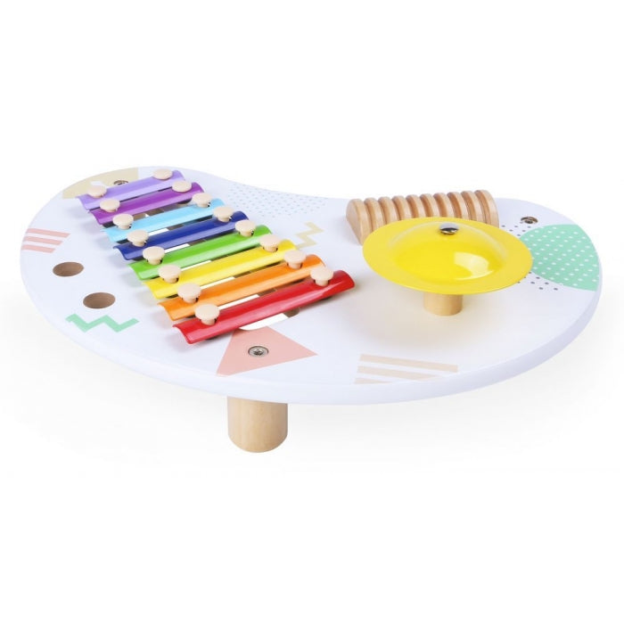Tabla din lemn cu 3 instrumente Ecotoys 3655