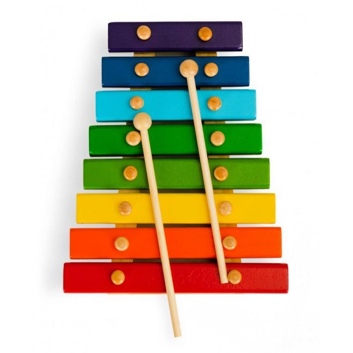 Xilofon pentru copii, versiune cu 8 tonuri, Ecotoys PH08C002