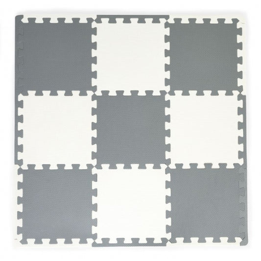 Salteluta de joaca pentru copii, 9 elemente ECOEVA010 - Gri