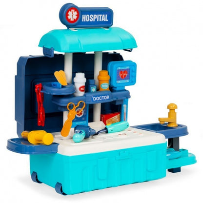 Set de joaca pentru copii cu 19 accesorii Ecotoys HC507013 - Doctor