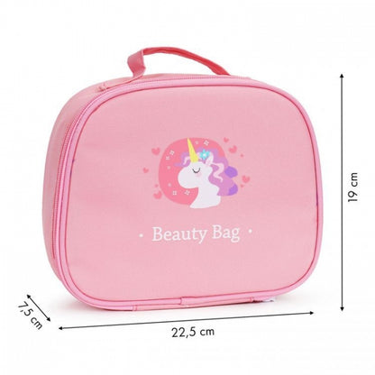 Gentuta cu accesorii cosmetice din lemn Ecotoys 4502