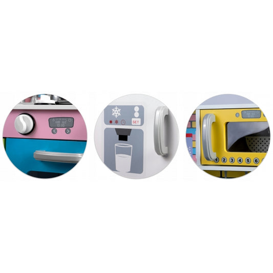 Bucatarie din lemn cu aceesorii Ricokids 7834