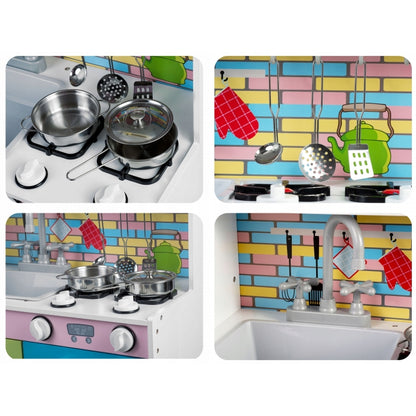 Bucatarie din lemn cu aceesorii Ricokids 7834