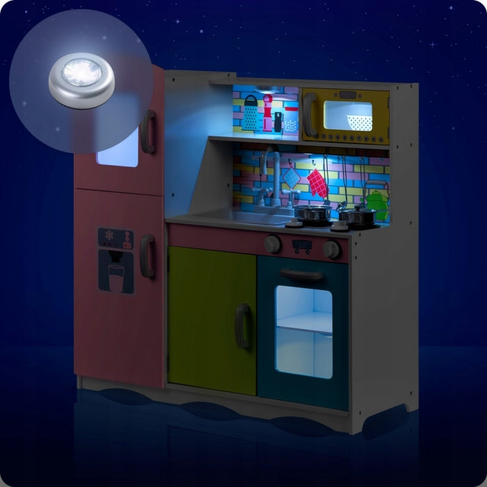 Bucatarie din lemn cu aceesorii Ricokids 7834