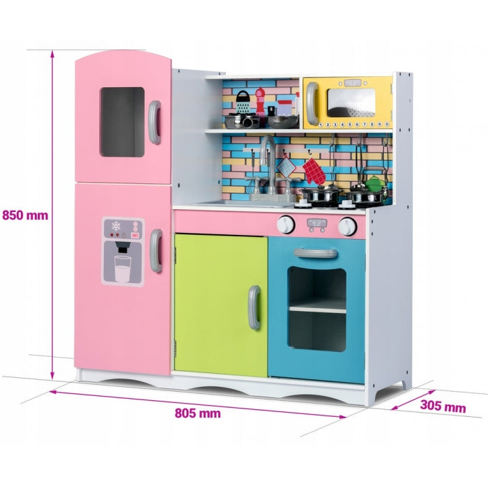 Bucatarie din lemn cu aceesorii Ricokids 7834