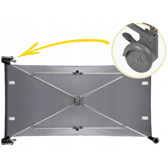 Patut pliabil Ricokids RK-240 Gri deschis