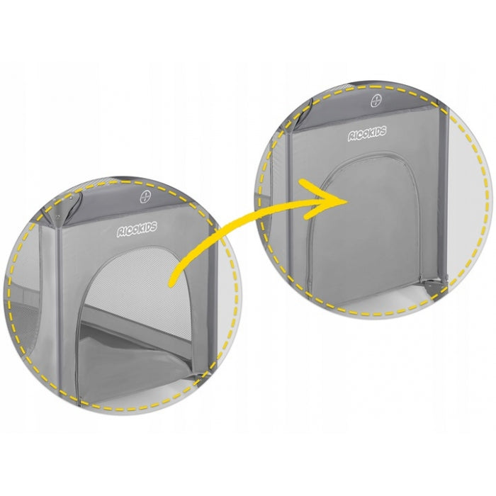 Patut pliabil Ricokids RK-240 Gri 