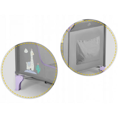 Patut pliabil Ricokids RK-240 Gri cu mov