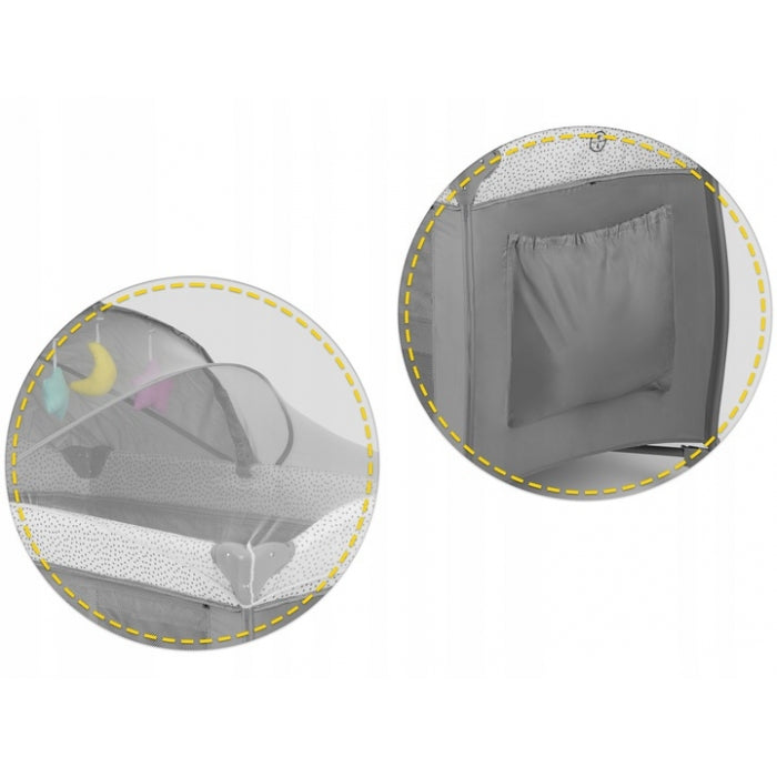 Patut pliabil Ricokids RK-242 Gri 