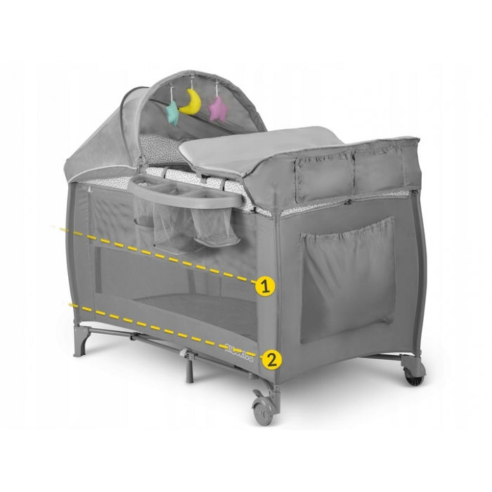 Patut pliabil Ricokids RK-242 Gri 