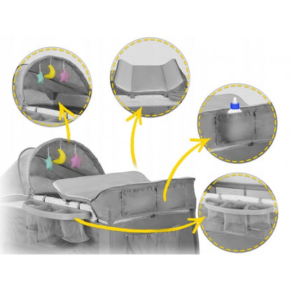 Patut pliabil Ricokids RK-242 Gri 