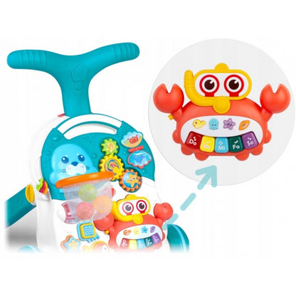 Antemergator educational 2 in 1 Ricokids RK-810 Alb cu albastru